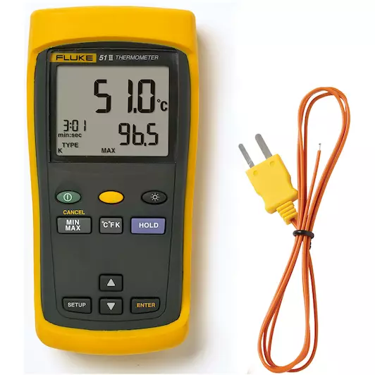 福禄克51-II 单通道接触式温度表