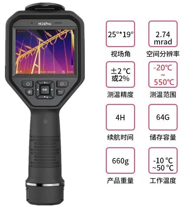 HM-TPH16PRO-7QF/W新款可调焦红外热像仪