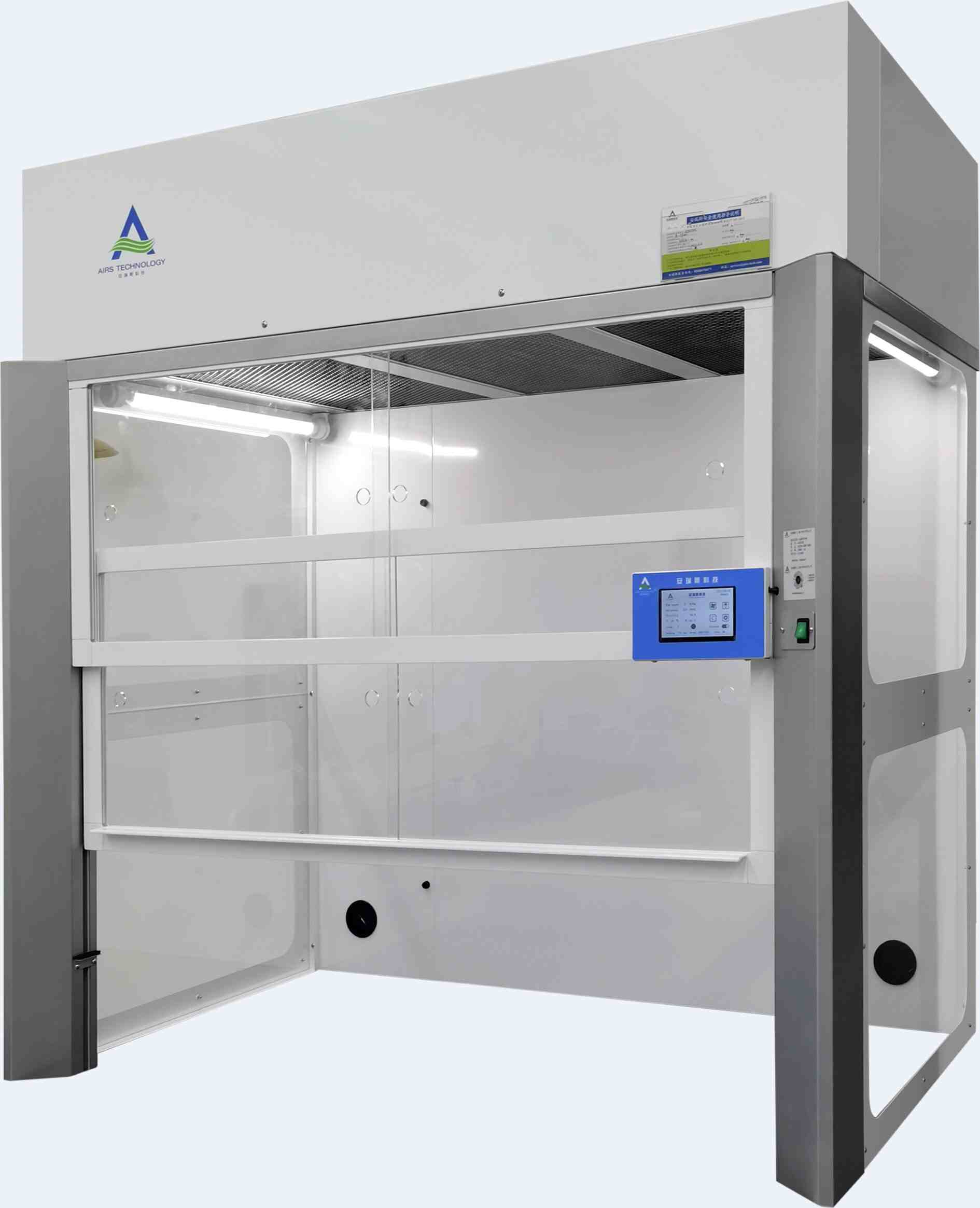 防护柜分桌上型和步入型，可定制尺寸