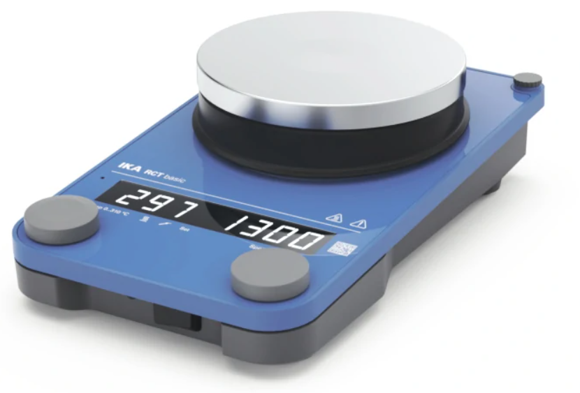 RCT basic磁力搅拌器最高20 L/310°C，铝合金盘面